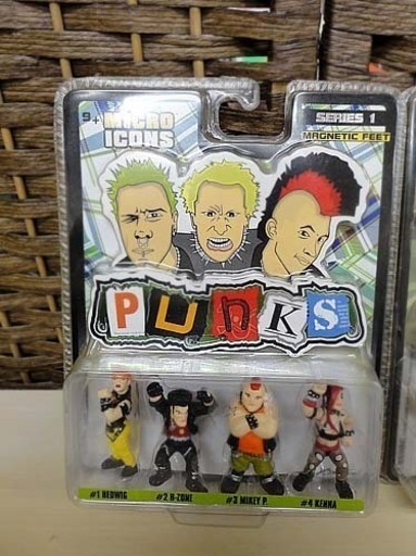 激レア 保管未開封 MICRO ICONS フィギュア Punks Commandos 人形 2セット 8体 マイクロアイコンズ ブリ