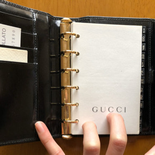 【値下げしました❗️】GUCCIの手帳の画像
