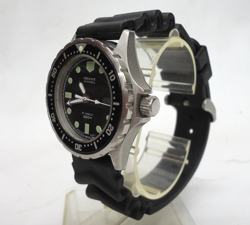 ORIENTオリエント　ダイバー　21石　自動巻き　腕時計　USED品 ORIENT⁄オリエント ダイバーウォッチ 自動巻き 21石 200M 469398-60 CA