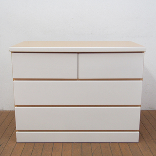 3段チェスト 正面鏡面仕上げ 幅90cm 奥行45cm 高さ70...