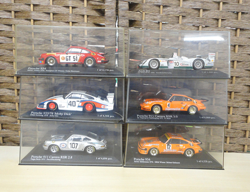 ミニチャンプス ミニカー 6台セット 1/43 ポルシェ アウディ モデルカー Porsche Audi MINICHAMPS