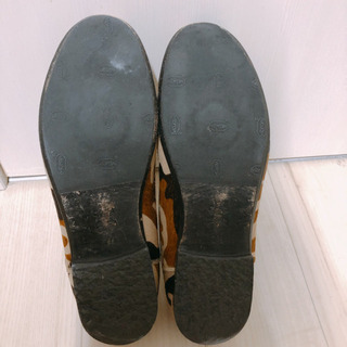 【スリッポン】7.5UKサイズ/KIDS LOVE GAITEハラコレザーの画像