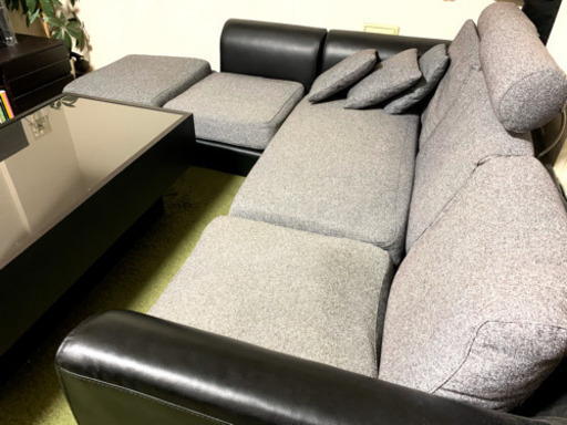 【定価40000円】（限定値引中！）3人掛け　オットマン　ソファ