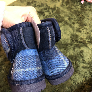 ハリスツイード ブーツの画像