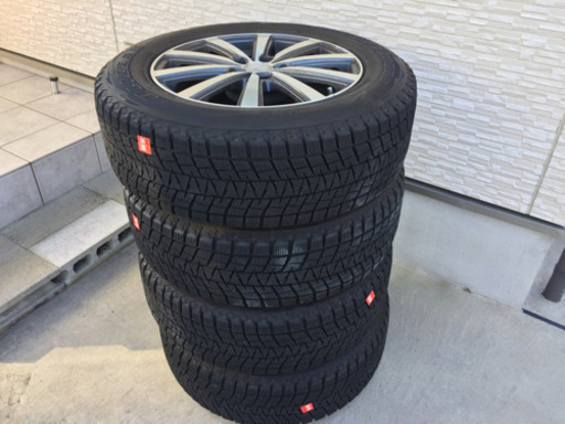 スタッドレスタイヤ 225/65R17 バリ山 アルミホイール