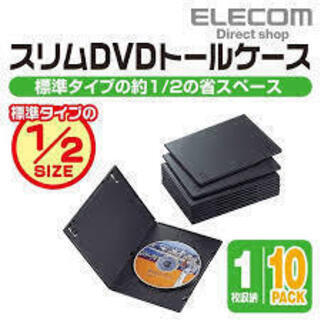 エレコム　CD/DVD ROM 空ケースとDVDーRの画像