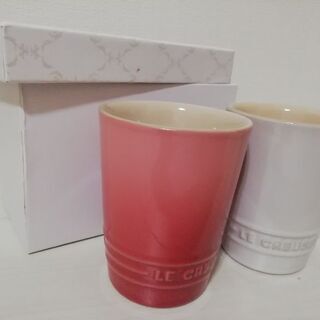 【新品・未使用】ル・クルーゼ(ペア・ショート・タンブラー)の画像