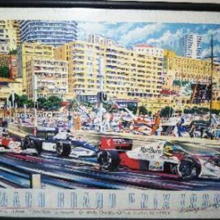 F1モナコGP ジグゾーパズル完成品　インテリアに