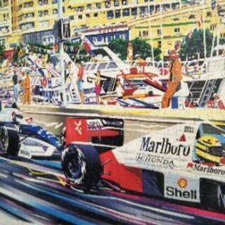 F1モナコGP ジグゾーパズル完成品　インテリアにの画像