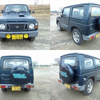 コミコミ価格 車検有 ジムニー JA22W 平成8年 134,152㎞ ATターボ車ノーマルです。の画像