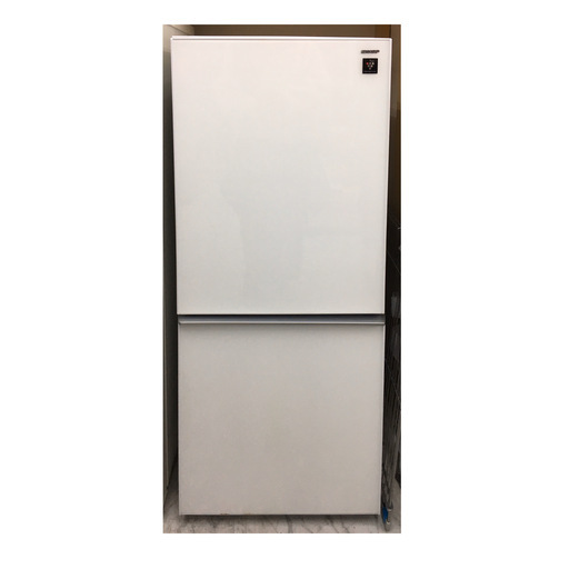 シャープ 137L 冷蔵庫 SJ-GD140-W 2017年製 E015