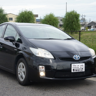 プリウス Ｓ ブラック　分割可能 ◎自社ローン 車検R2年9月 ...