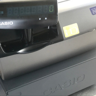 格安で！カシオ 電子レジスター◇鍵付◇取説 感熱紙付◇TE-2100の画像