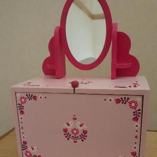 お値下げ✨木製ミニドレッサー  小物付 