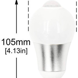 【引取限定】E17 LED 人感センサー 室内センサーライト 常夜灯 防犯夜灯 電球色の画像