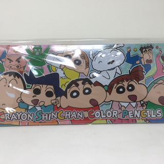 クレヨンしんちゃん 色鉛筆 50色 集合柄