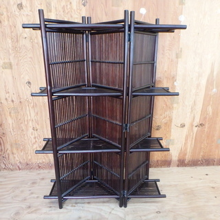 家具 飾り棚 パーテーション ラック アジアン家具 バリ家具 和...