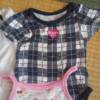 ①新品あり　女の子90cm　夏　肌着ミニー5枚セットの画像