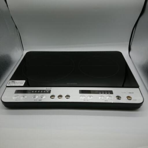 IRIS OHYAMA 2口IHコンロ IHK-W12 未使用品 2019年製造