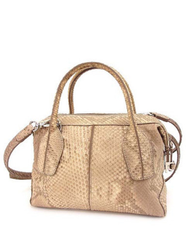 美品 Tod's D-Styling Small Bag パイソン 2way