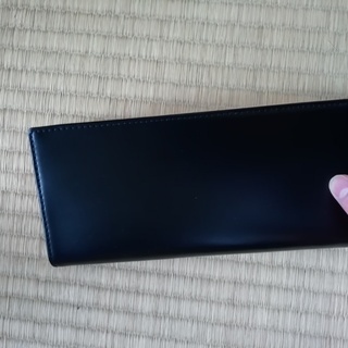 財布 メンズ 長財布 コードバン × 牛革 小銭入れ 本革 イタリア製