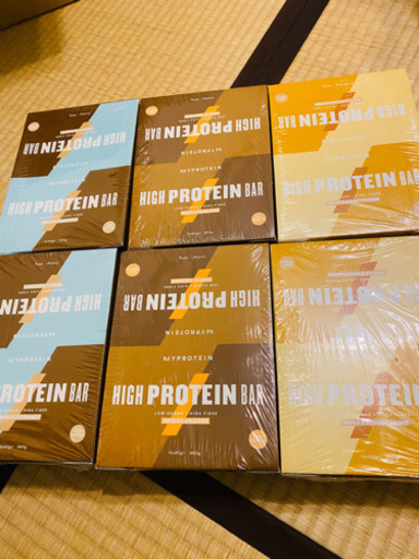 マイプロテイン ハイ プロテインバー全3種【12本×80g】6セット計72本