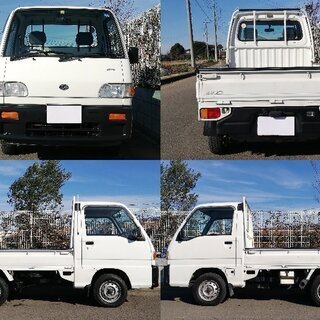 【車検あり 乗って帰れます】ｽﾊﾞﾙ!! ｻﾝﾊﾞｰﾄﾗｯｸ!! 4WD ﾏﾆｭｱﾙ5速＋ＥＬﾚﾝｼﾞ付き!! ｴｱｺﾝ付き!! 軽トラ の画像