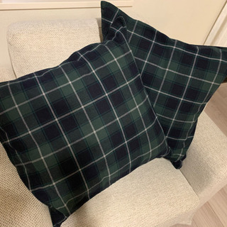 無印良品　クッション２点セット　サイズ55*59cm カバー付き