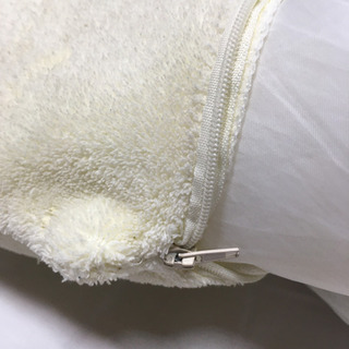 ふかふか枕、カバー付きの画像