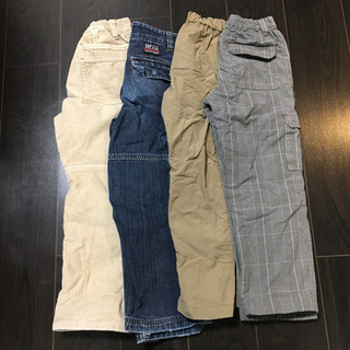 交換希望！120cm 秋冬用ズボンセット  