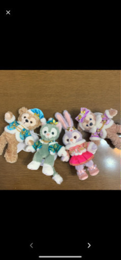 多ぬいぐるみバッジ4体セット★ダッフィー&フレンズ