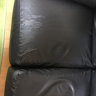 ブラックソファの画像