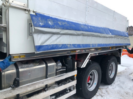 【お話中】大型ダンプ　サイド　ステンレスレール