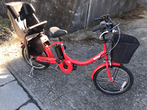 Ｊ４Ｓ電動自転車Ｂ８９Ｙブリジストンビッケ２０インチ８アンペア充電器なし