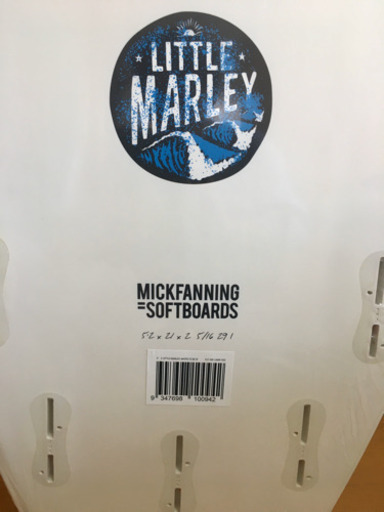 【新品 未使用】MFミックファニングソフトボード５,2　LITTLE MARLEY FCSII  ※決まりました！