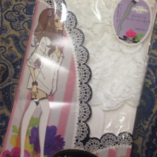 新品 バックシームガーターストッキング 白