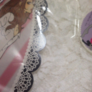 新品 バックシームガーターストッキング 白の画像