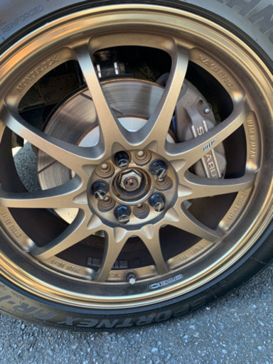 Rays レイズ　CE28 17インチ4本 （19年製造溝たっぷりタイヤ付き）