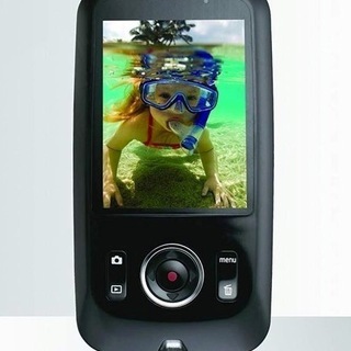 GE フルハイビジョン ビデオカメラ DV1 CMOS503万画素 デジタルズーム4倍 防水 / 防塵 グリーン DV1の画像