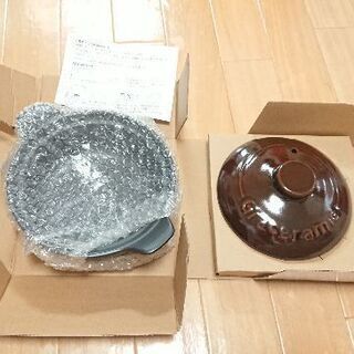 新品未使用 土鍋の画像