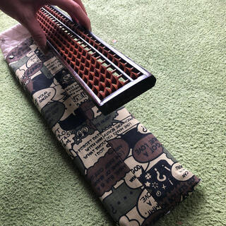 ソロバン　そろばん　算盤　中古 カバー付き