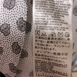 ※取引中…ディーゼルのスカルシャツ　Mサイズの画像