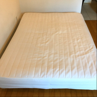 無印良品ダブルベッドあげますの画像