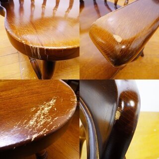 飛騨産業 キツツキマーク 丸テーブル ダイニングセット 4人用 天然木 /SL2