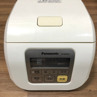 【至急】《値段交渉有》Panasonic中古炊飯器★ 使いやすさ...