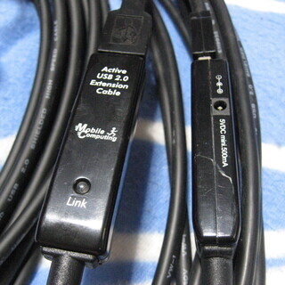 USB 2.0 アクティブ延長ケーブル10m の画像