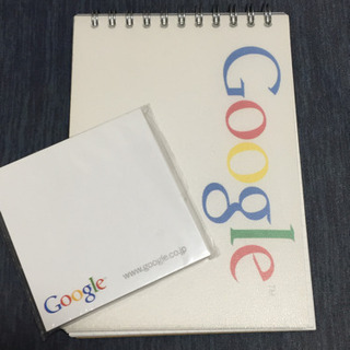 Google ロゴ入りノート＆付箋セット【非売品】