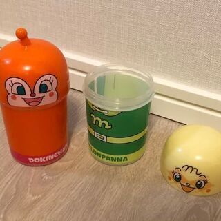 アンパンマンストローボトル、他2点　新品の画像