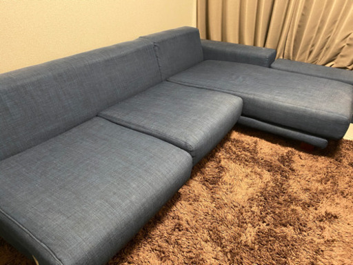 【中古品】3人掛けL字ソファ