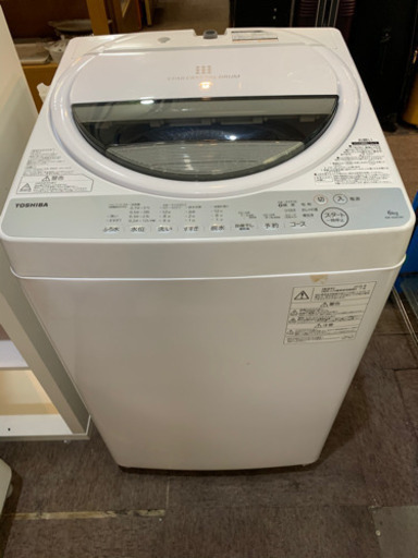 TOSHIBA 全自動洗濯機 2018年製　6.0kg